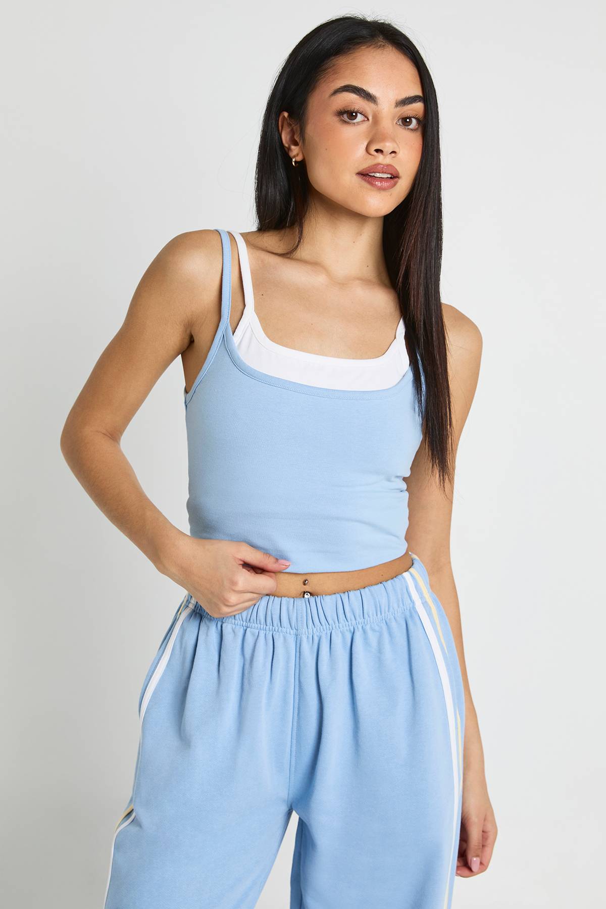 boohoo Débardeur Cami À Double Couche