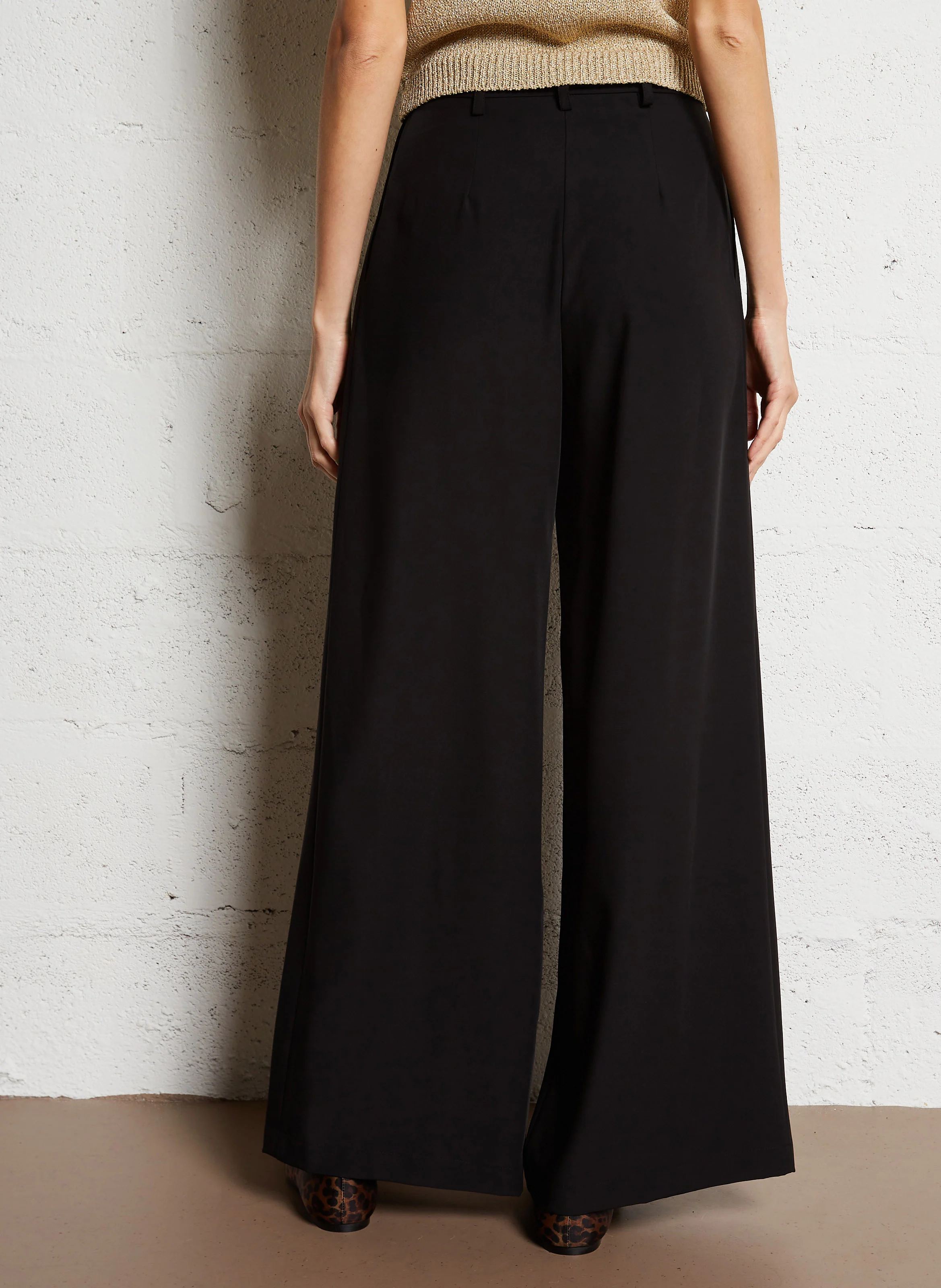 Pantalon à pinces | Noir