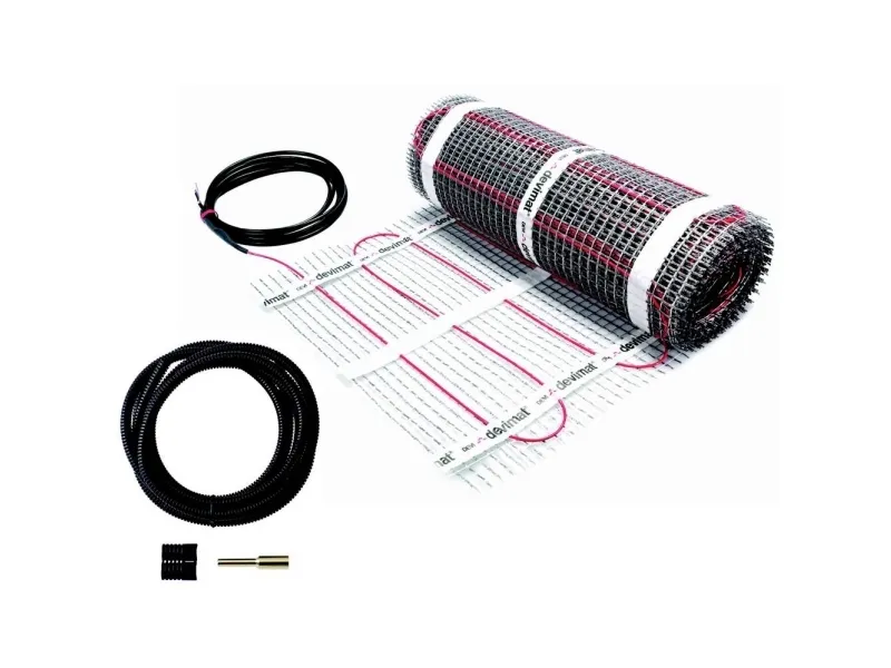 DEVImat 150T (150W/m²) varmemåtte 3,5 mm, selvklæbende til både total- og komfortopvarmning