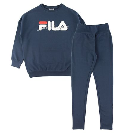Fila Schlafanzug - Navy m. Logo