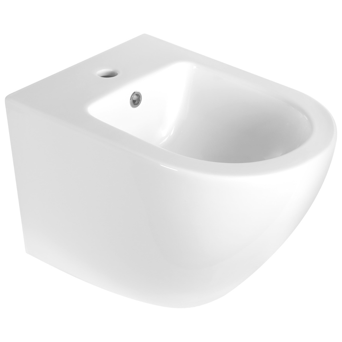 Kerra Delos hangend bidet wit glans