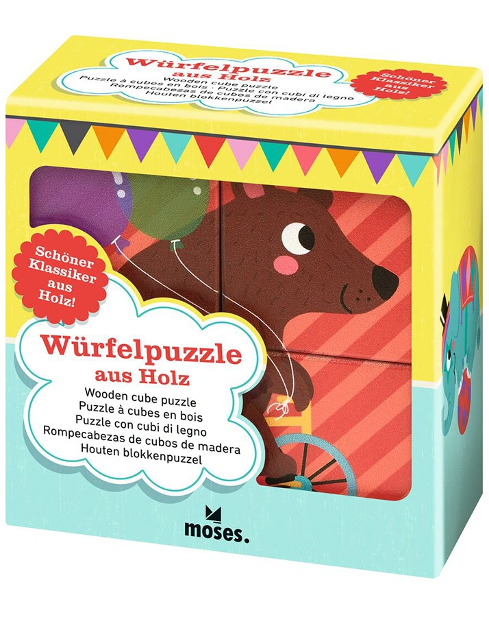 Würfel-Puzzle ZIRKUSFREUNDE