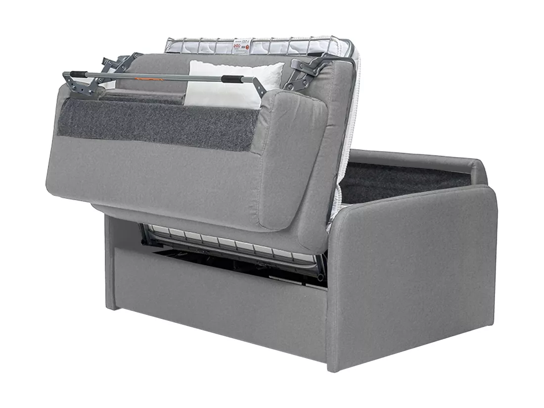 Fauteuil convertible express en tissu gris foncé - Couchage 100 cm - NADOA