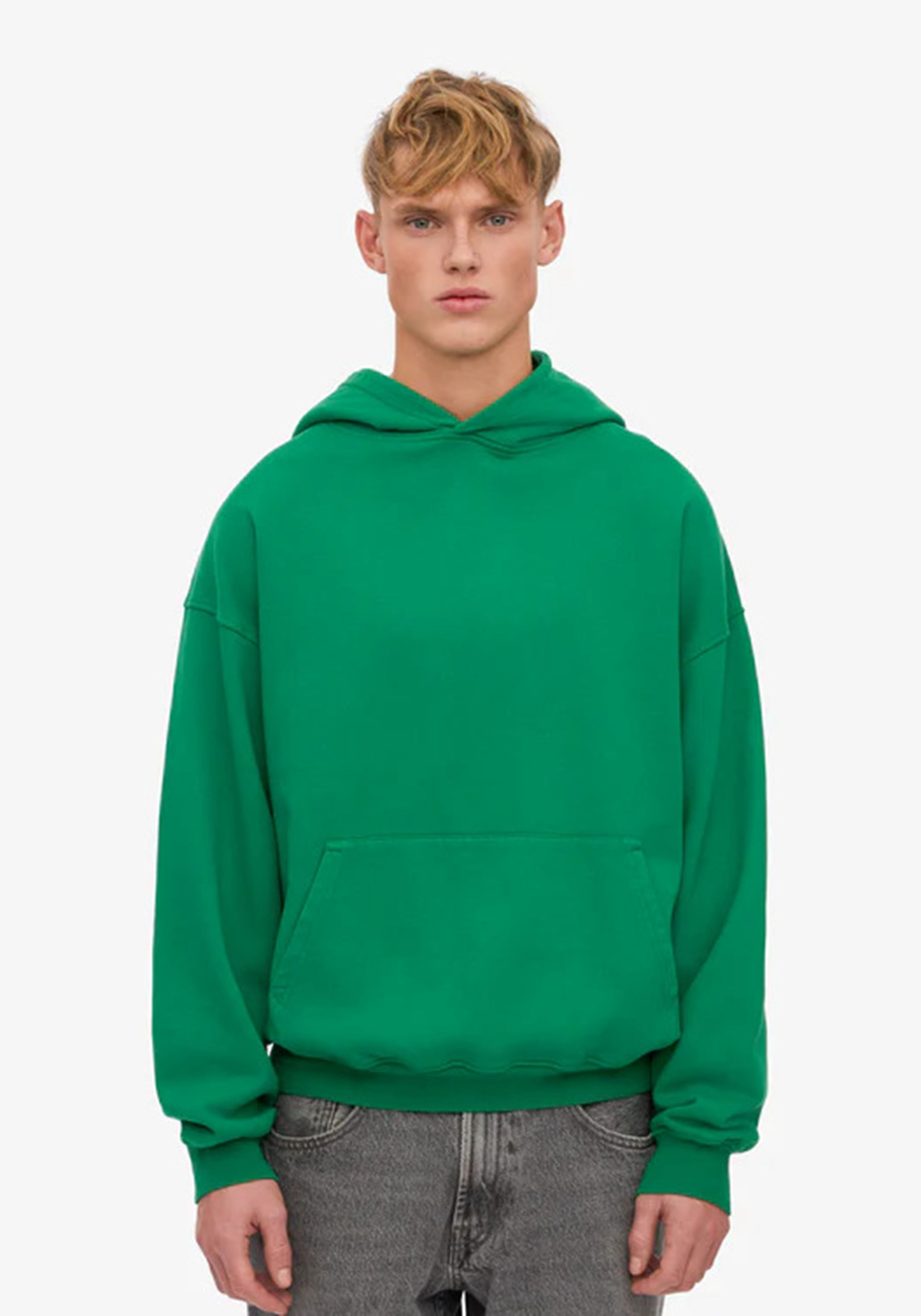 Colorful Standard Oversized Hoodie Kelly Green