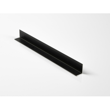 Grosfillex GX Wall aluminium afwerkprofiel zwart 260 cm