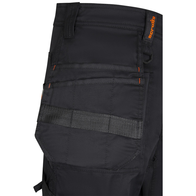 Scruffs Trade Flex werkbroek met kniezakken 52R zwart