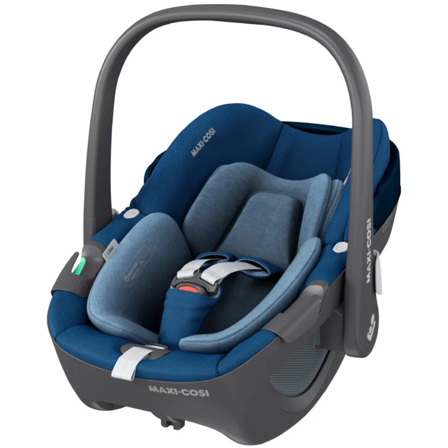 MAXI COSI Set Babyschale Pebble 360 Essential Blue plus Basisstation FamilyFix 360