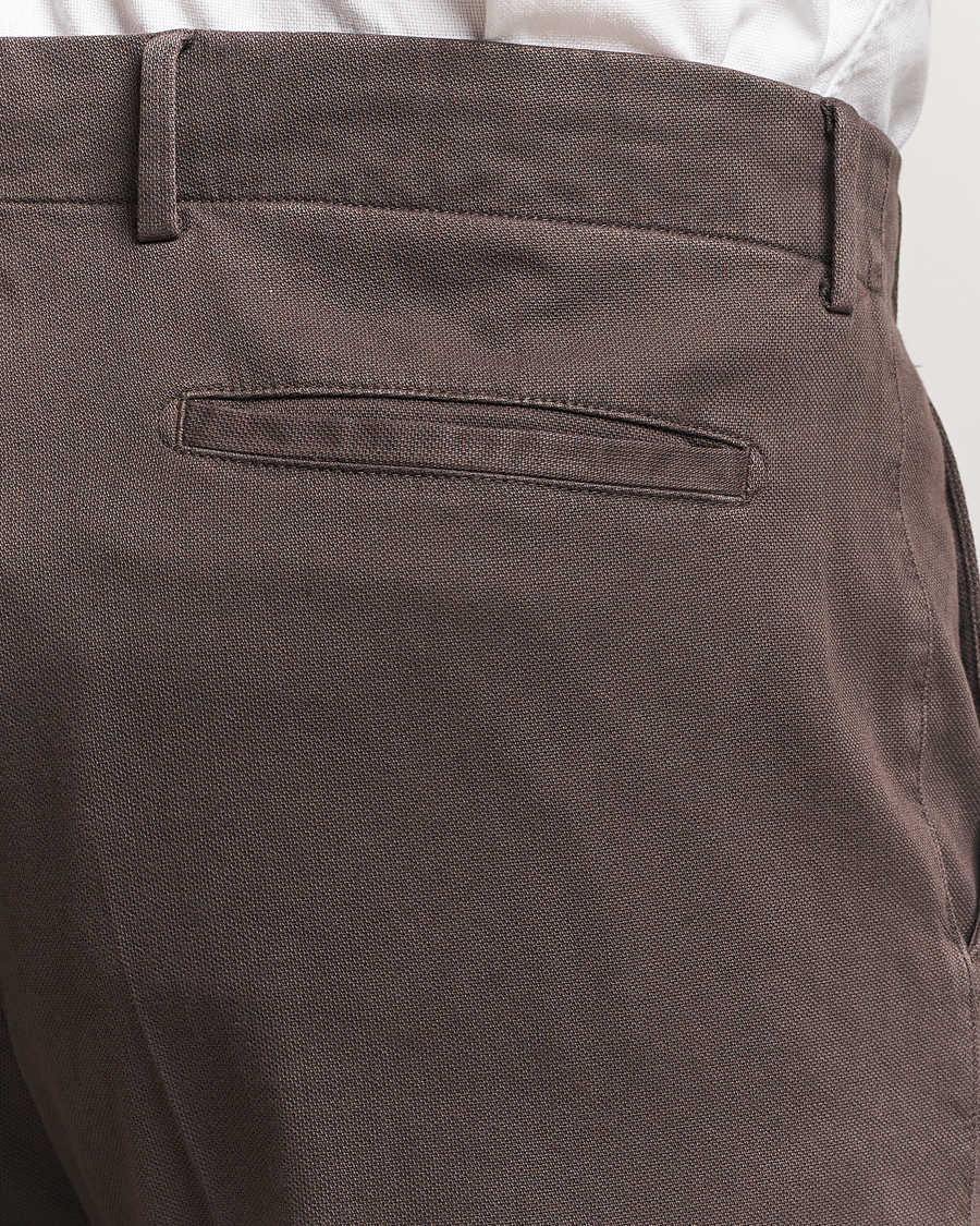 Boglioli Regular Fit Cotton Chinos Brown