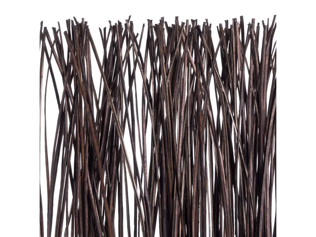 PARAVENT Slim 170x40 cm, branches en osier braun
