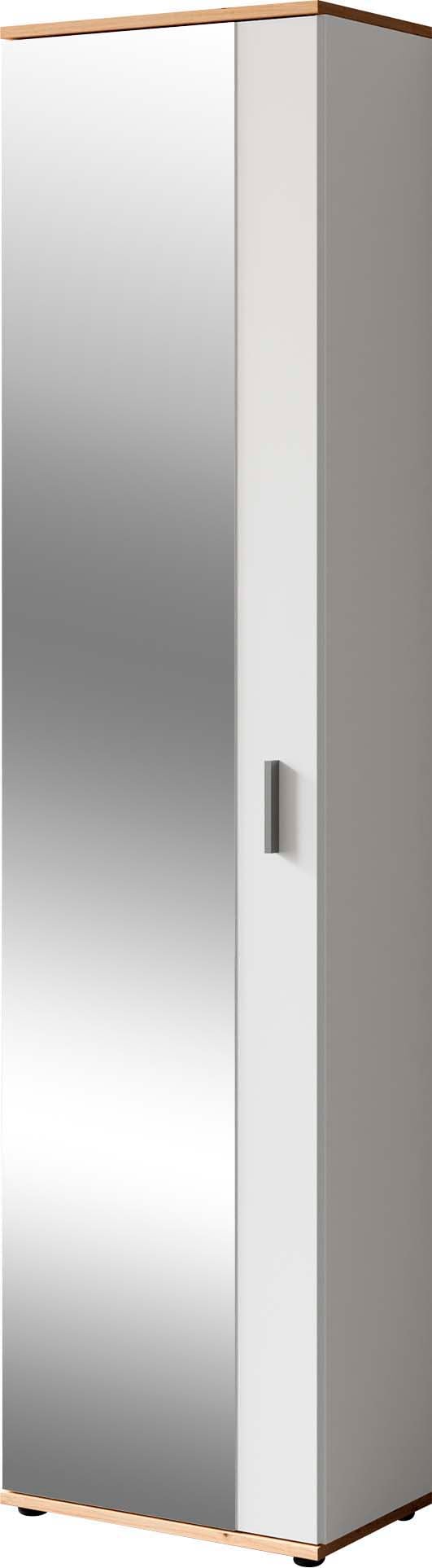 byLIVING Garderobenschrank »Jakob« mit grossem Spiegel, Breite 49 cm