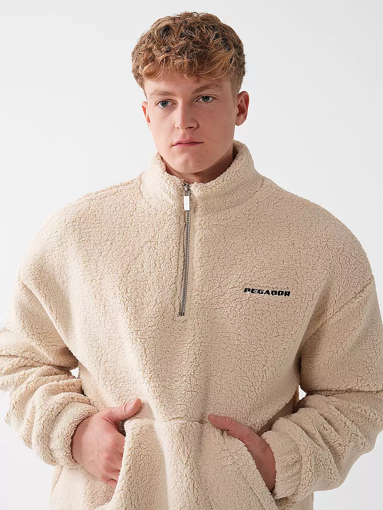 PEGADOR Fleecesweater PUKA  beige