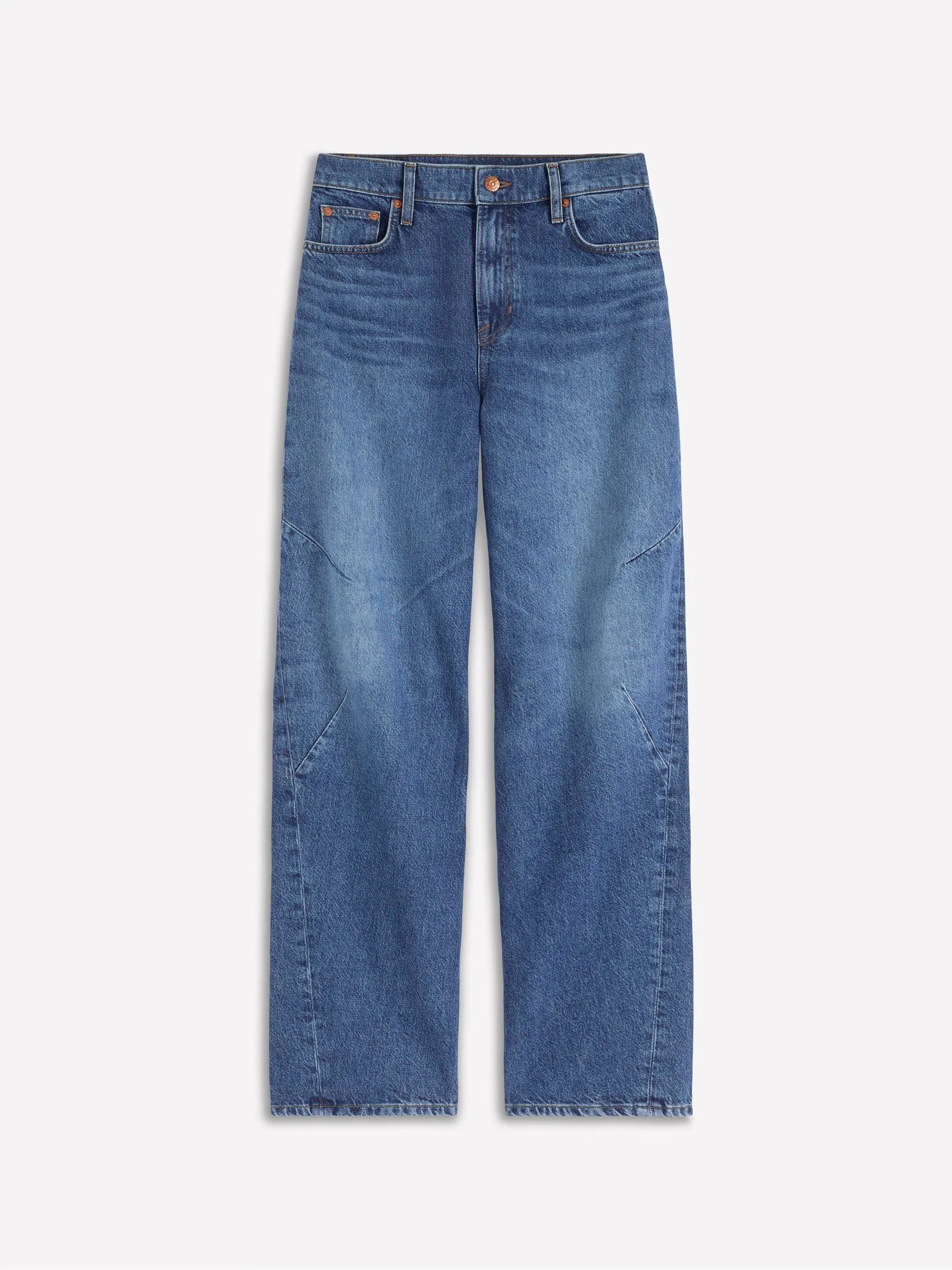 Boden Full Length Barrel Leg Jeans