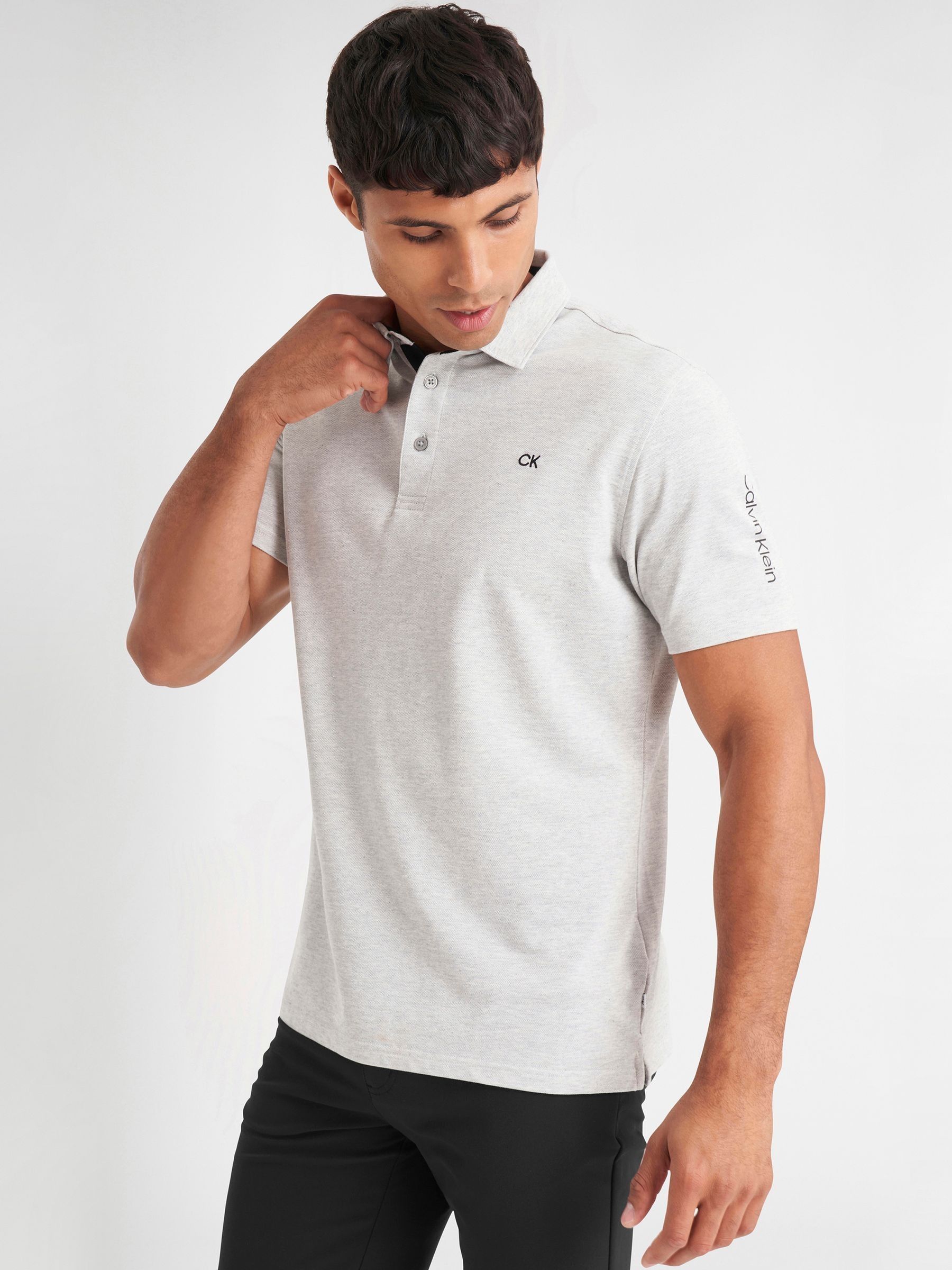 Zilver - Calvin Klein Golf Uni poloshirt