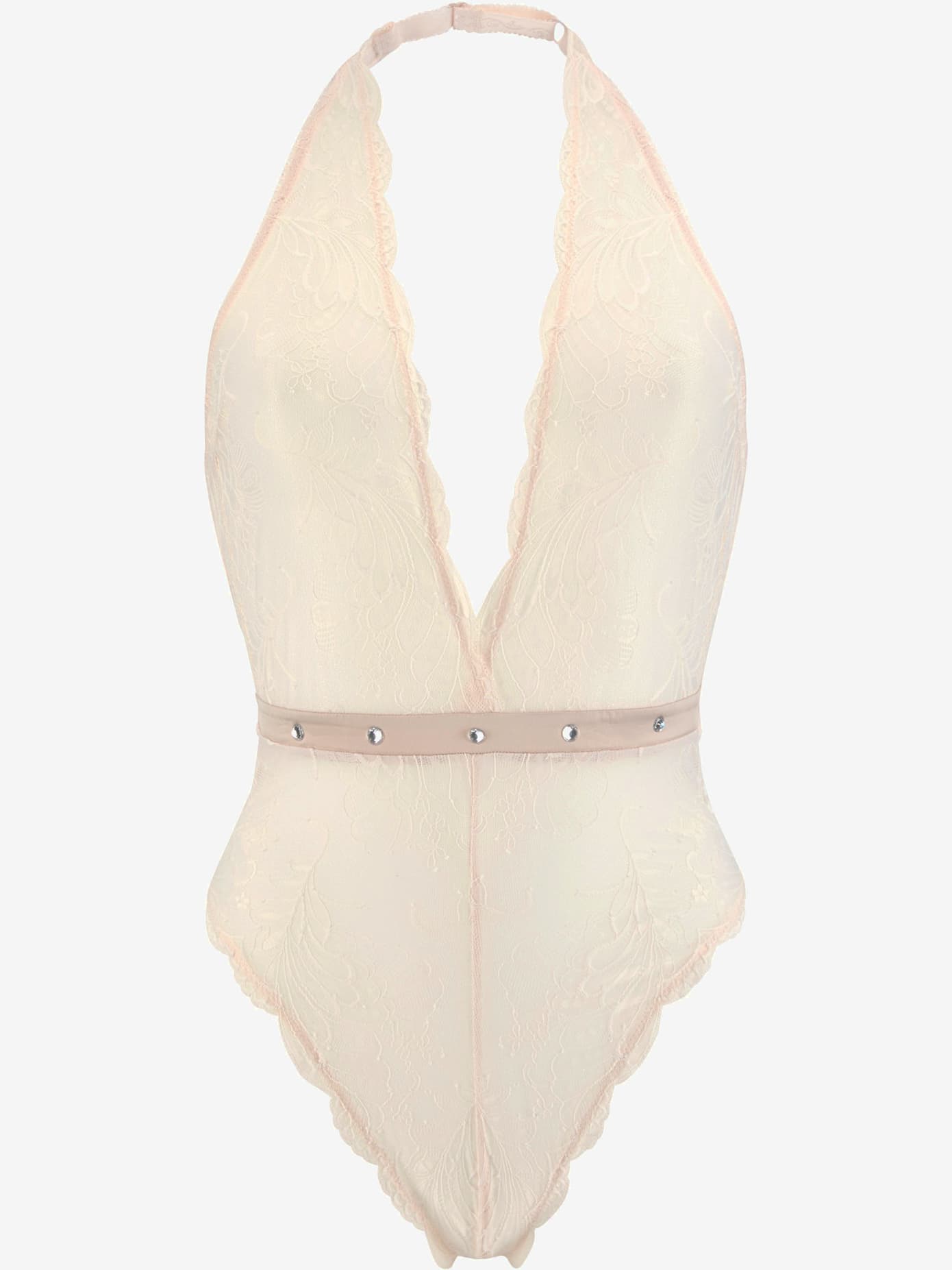 Body combiné en élégante dentelle transparente