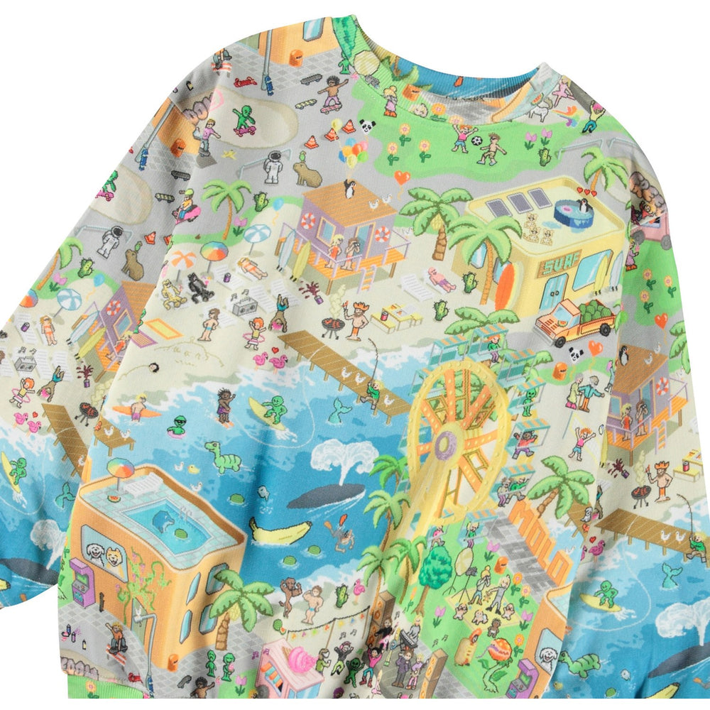 Køb Molo Pixelcation Monti Sweatshirt