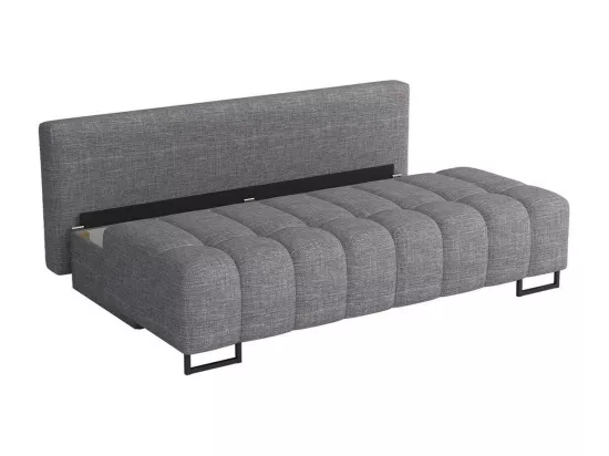 Canapé convertible Columbus 151, Boîte de literie, 90x200x90cm, Mobilier déjà assemblé