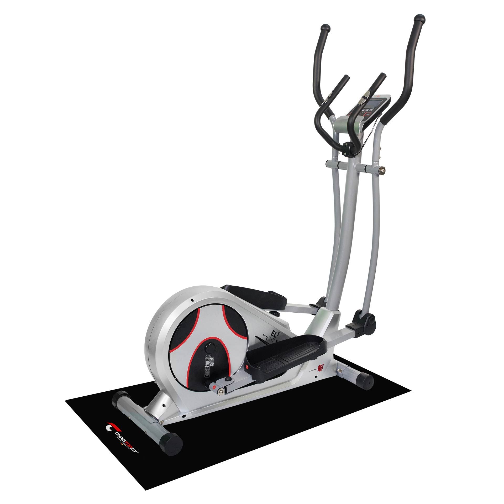 CHRISTOPEIT SPORT Bodenschutzmatte  L - Für Crosstrainer und Laufbänder