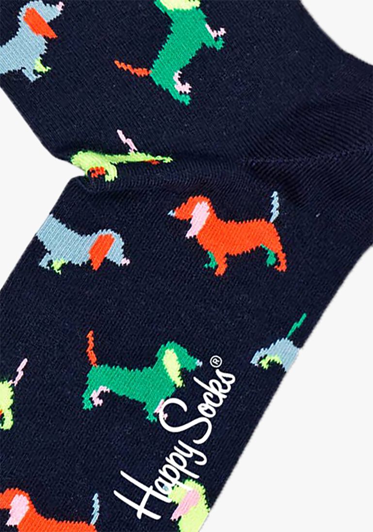 HAPPY SOCKS zwarte happy socks sokken puppy love
