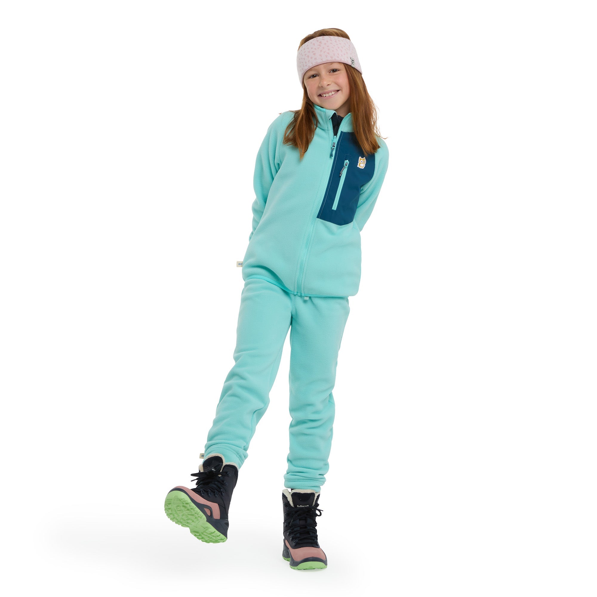 Bio-Fleecejacke Avan Manbali blue / Deep petrol