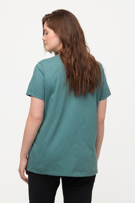 T-Shirt, Biobaumwolle, Brusttashce, Regular Fit, Rundhalsausschnitt