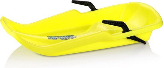 Schreuders slee Twister geel 80 x 39 x 14,5 cm