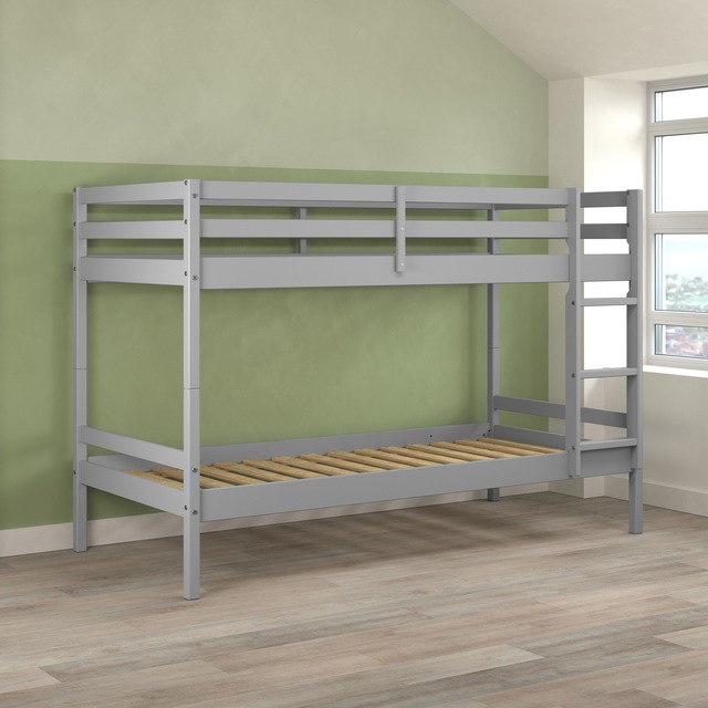 Lüttenhütt Etagenbett »Mora Bett Kinderbett Leiterbett Stockbett Holzbett Bestseller« 1 Stk. tlg. Teilbares Etagenbett aus Massivholz - (B/T/H): 100/208/140 cm Hochbett