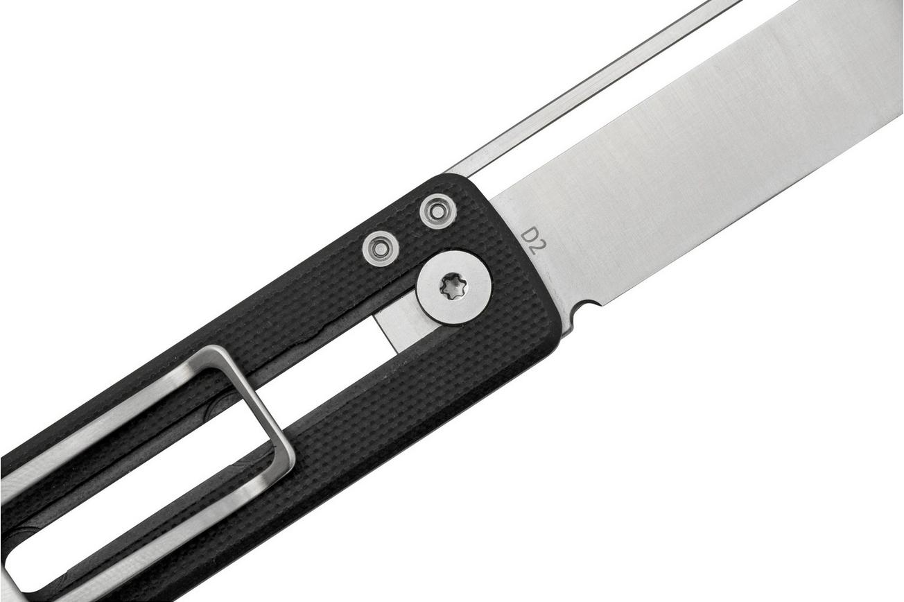 Böker Plus S-Rail 01BO556, D2, Black G10, utility mes