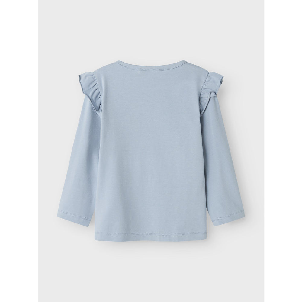 Køb Name It Dusty Blue Nmfjutte Gabby Ls Top Box Sky