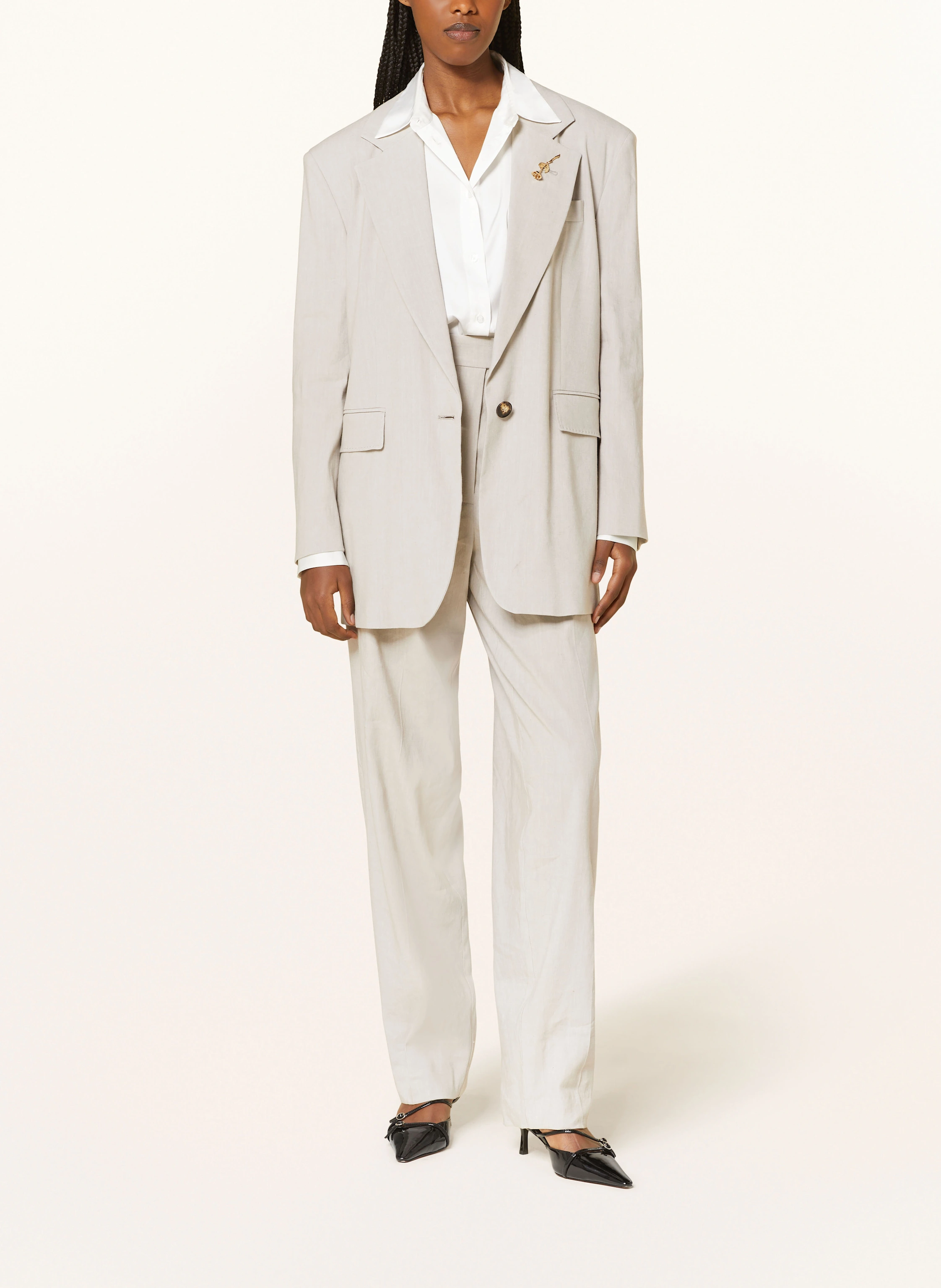 MARELLA Longblazer mit Leinen