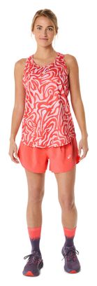 Short Asics Road 3.5in Corail Femme