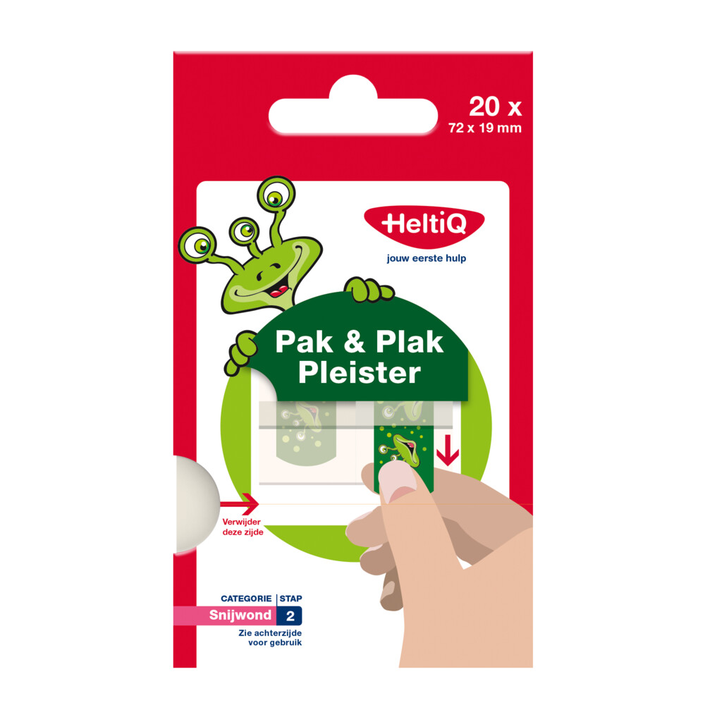 HeltiQ Pak & Plak Pleister Mike20 stuks