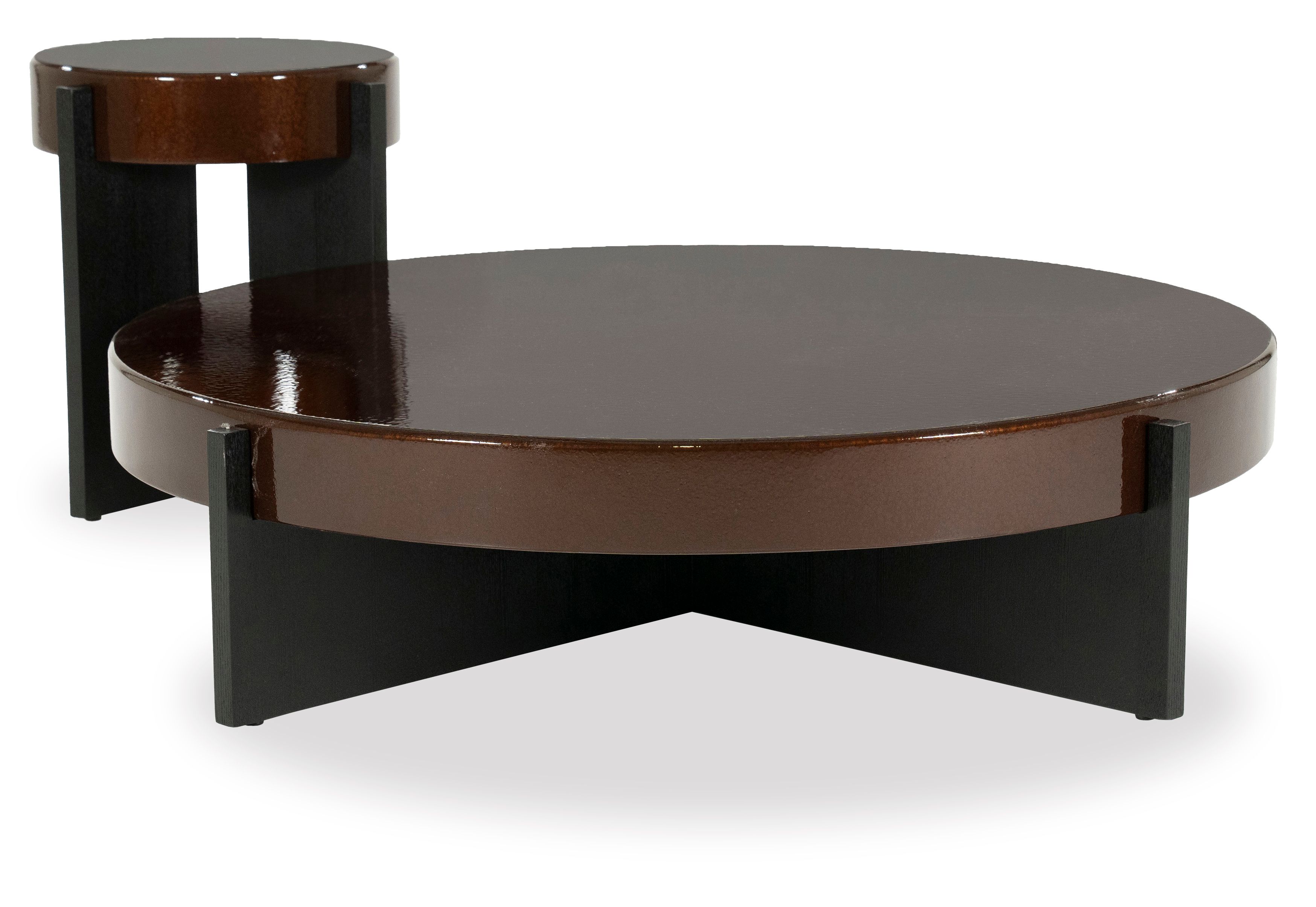 Bijzettafel 96323 bruin Juliet ⌀40  x H48 cm