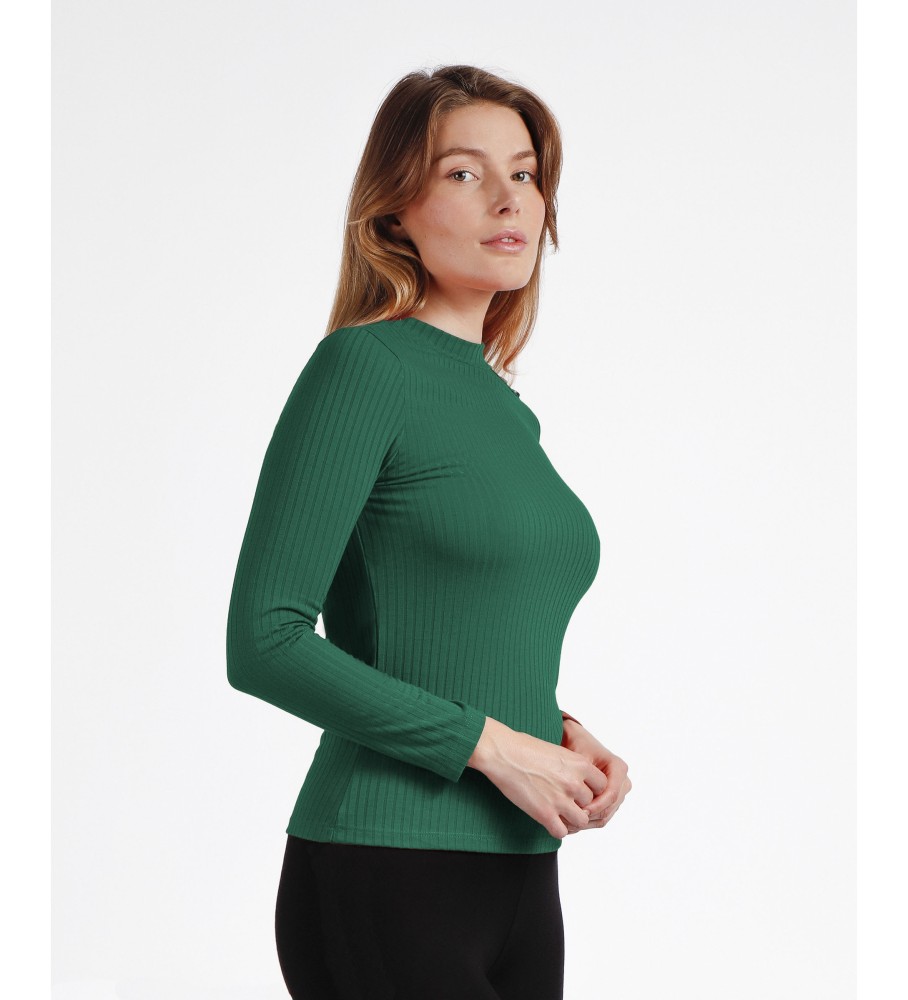 Camiseta de manga comprida Admas Warm Rib Perkins Green