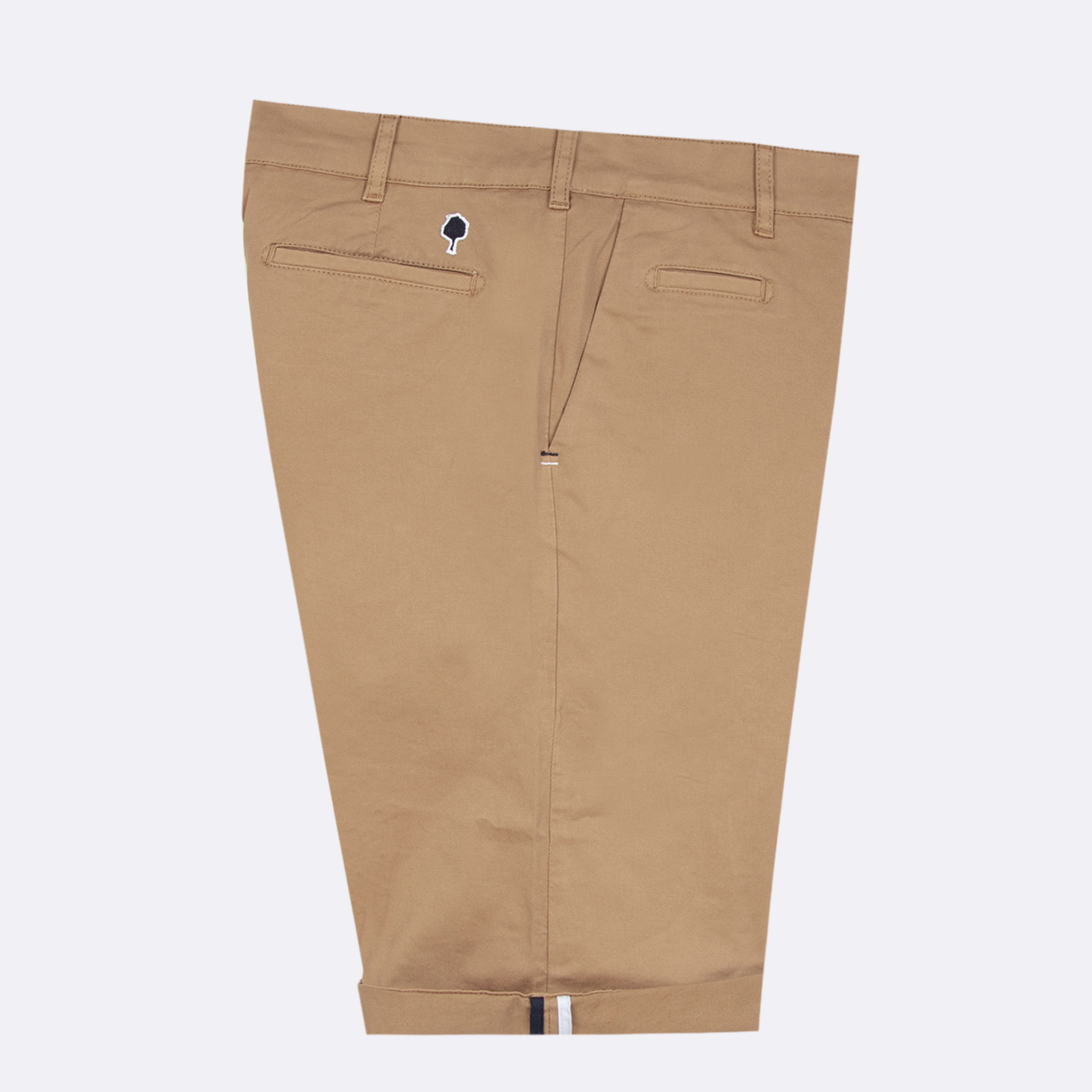 Short sable coupe droite Coton organique et coton recyclé - modèle Saulieu