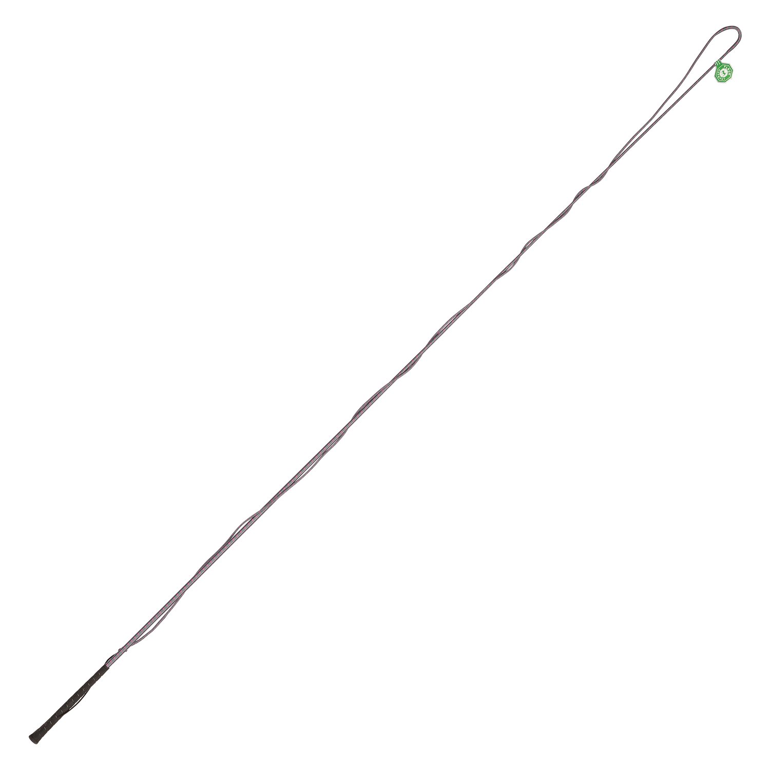 FLECK Longierpeitsche in 2-Farben-Optik  - grau/pink - 200 cm