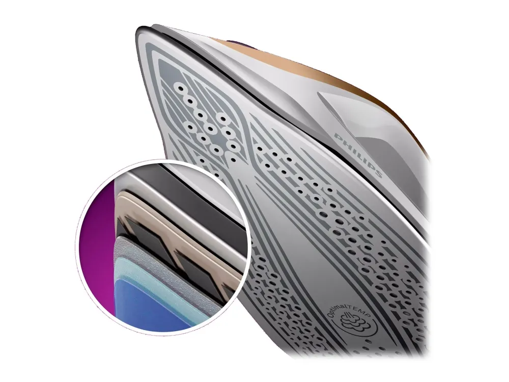 Philips PerfectCare 7000 Series PSG7040 - Dampstrygejern med automatisk afbrydelse - såleplade: SteamGlide Elite - 2100 W