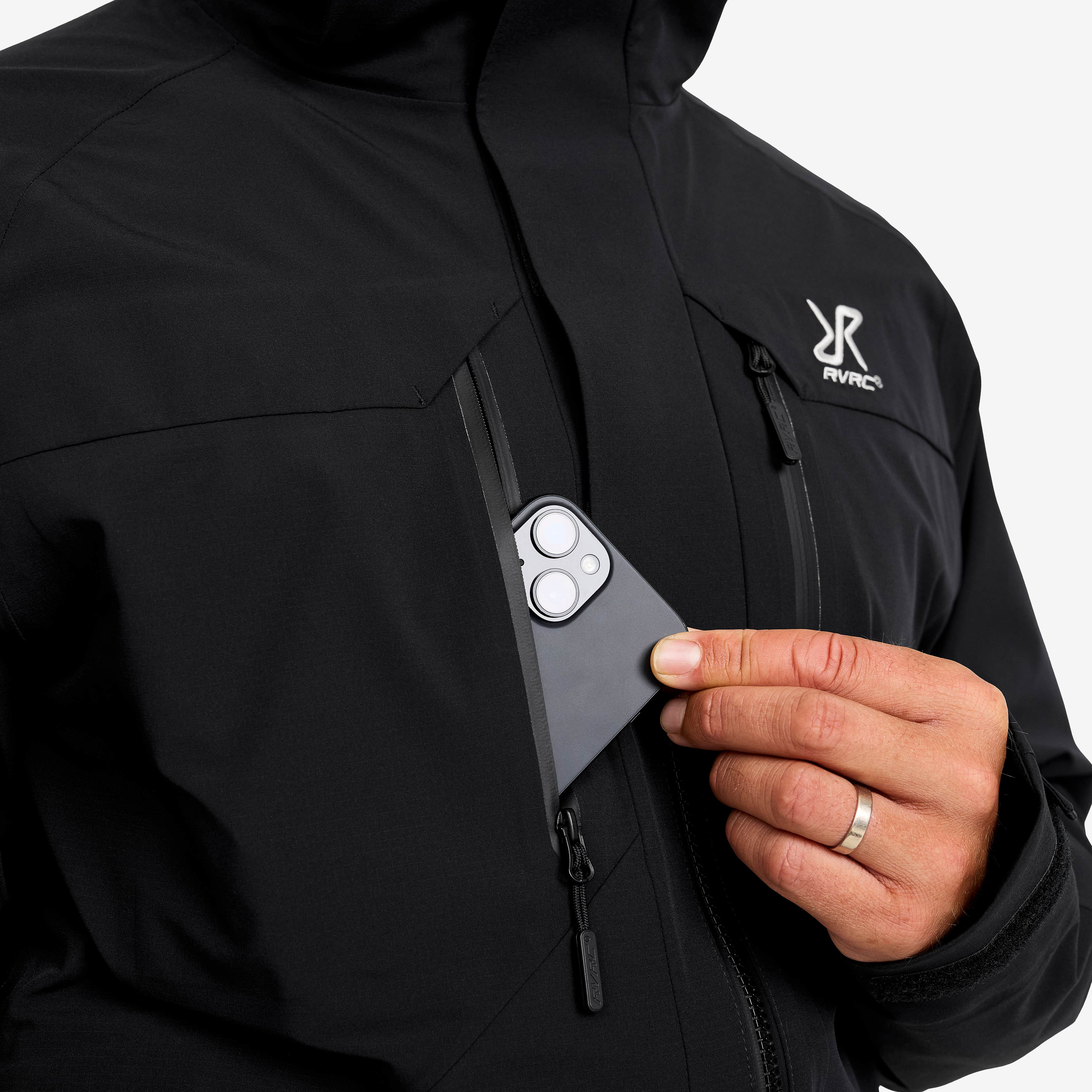 Aries Pro 3L Shell Jacket Herre Black