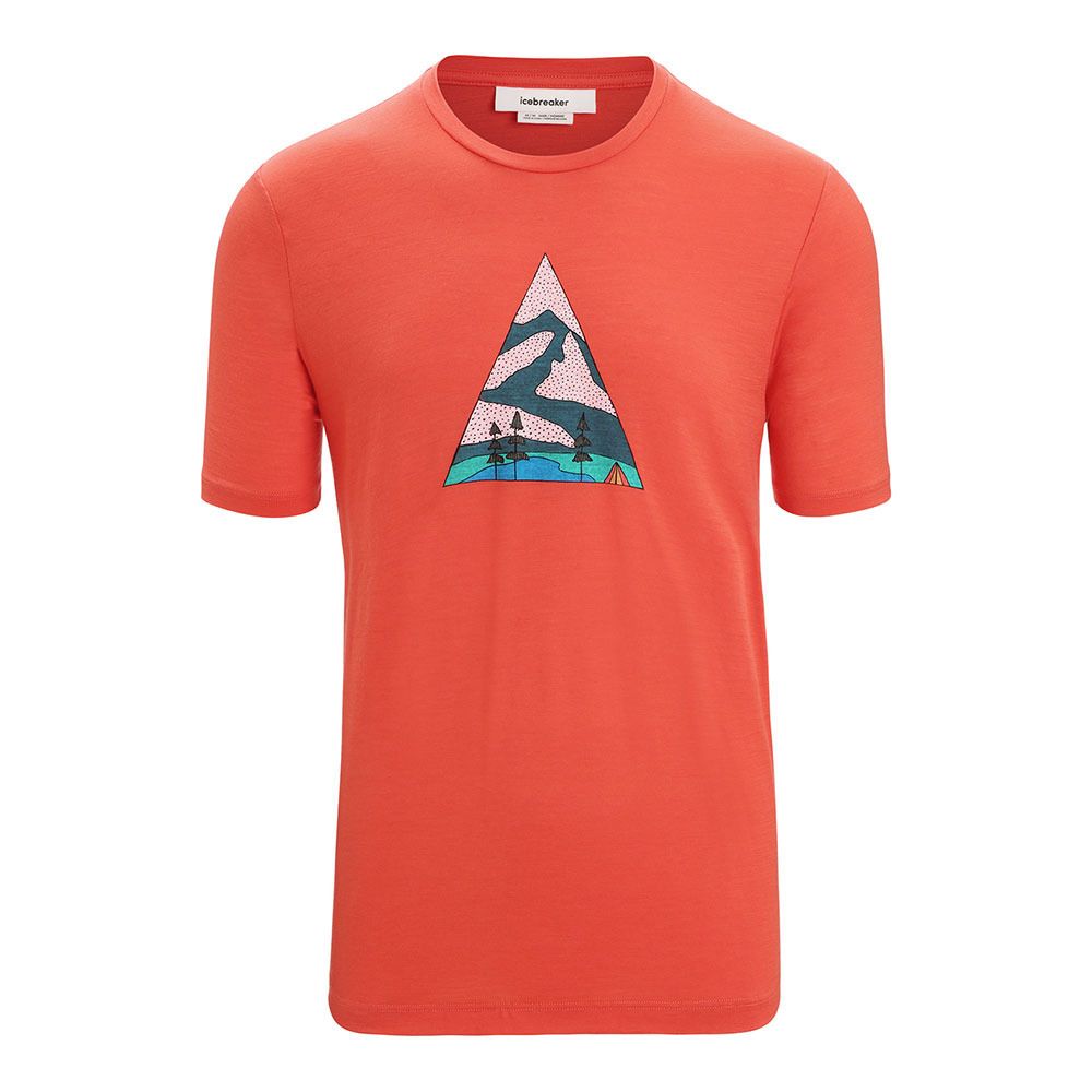 Icebreaker TECH LITE II - Tee-shirt Homme vibrant earth