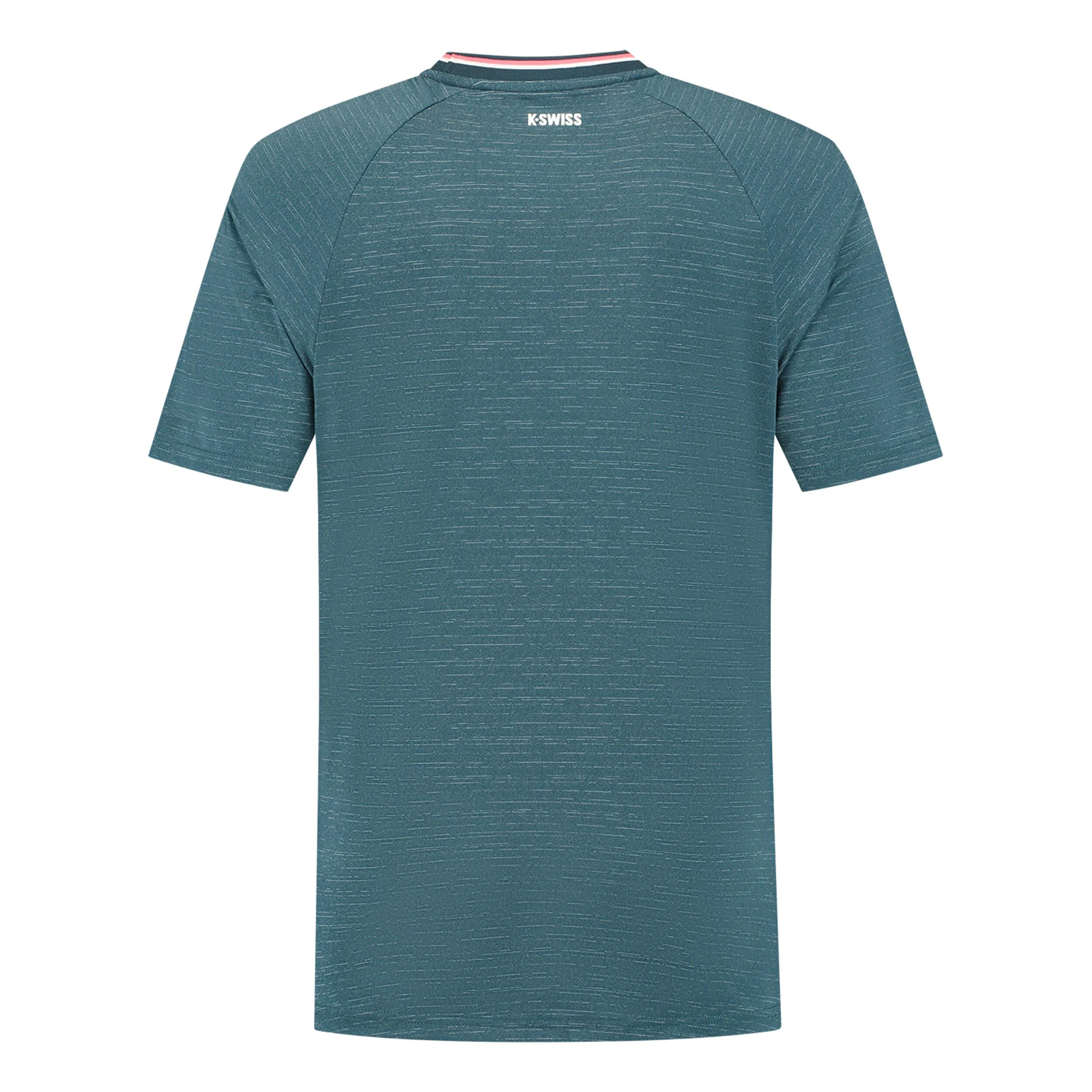 K-Swiss Hypercourt Melange T-shirt Hommes - Bleu Petrol