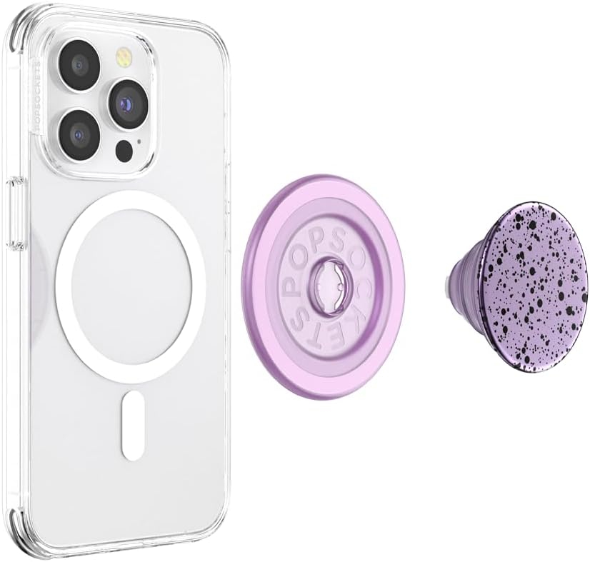 PopGrip MagSafe Round Finger Griff Halterung (Austauschbarer Top) für Apple iPhone (808980) - Sugar Plum Speckle