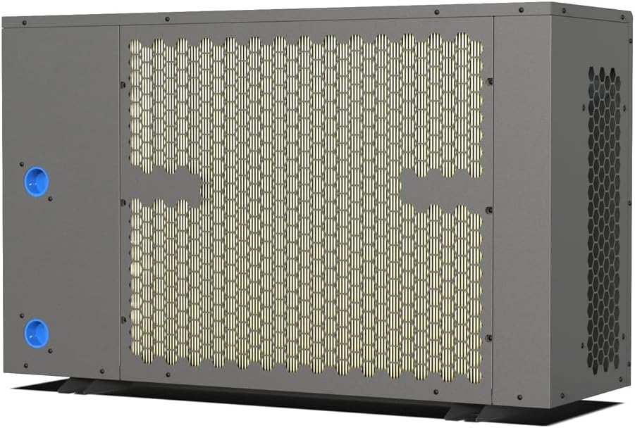 STEINBACH Wärmepumpe Silent 7 – 049312 – Inverter Wärmepumpe für Pools bis 30.000 l – Heizleistung 7.000 W, Besonders leiser Betrieb und effizient Dank Inverter-Technologie, Kabelgebunden