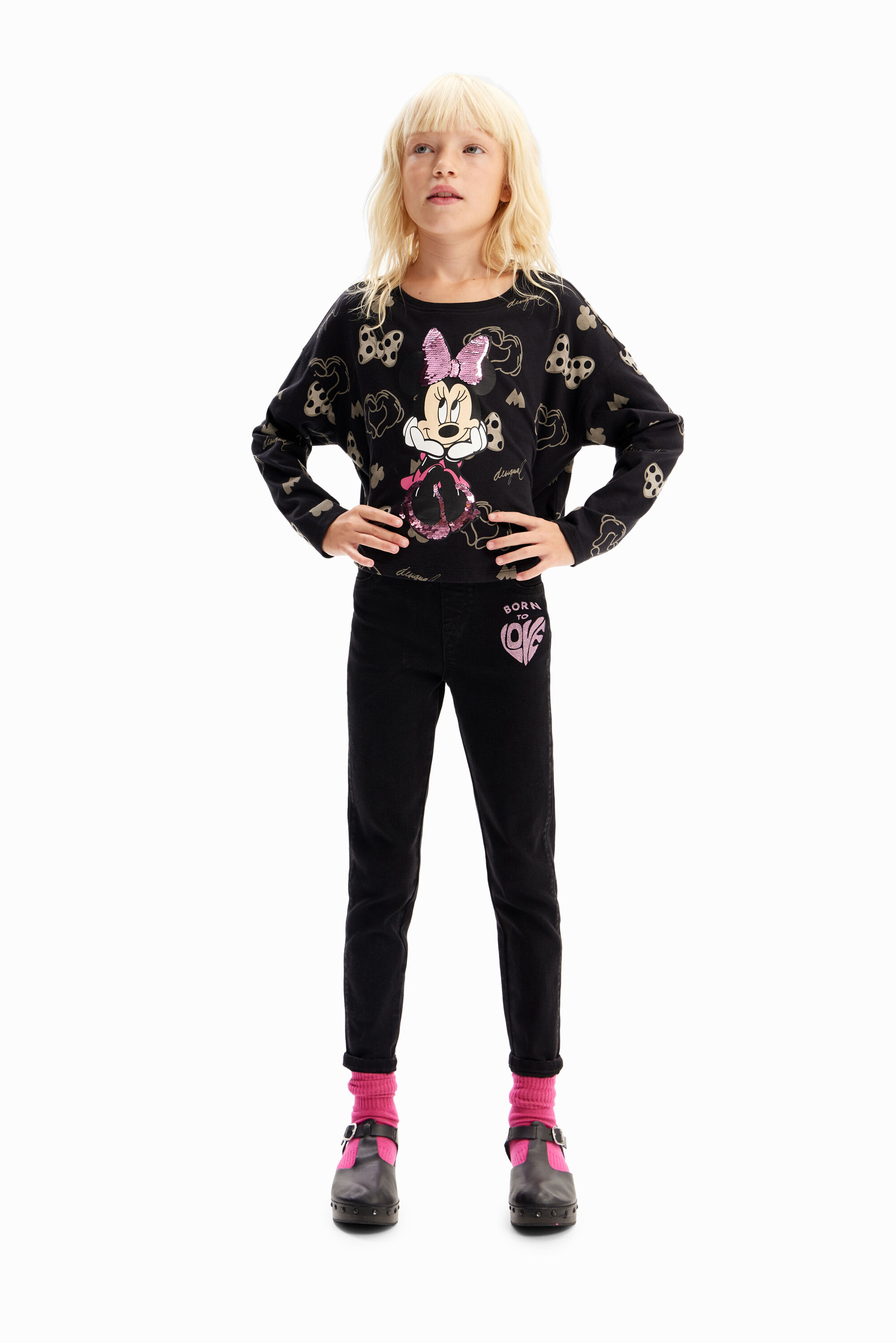 Camiseta Minnie Mouse lentejuelas