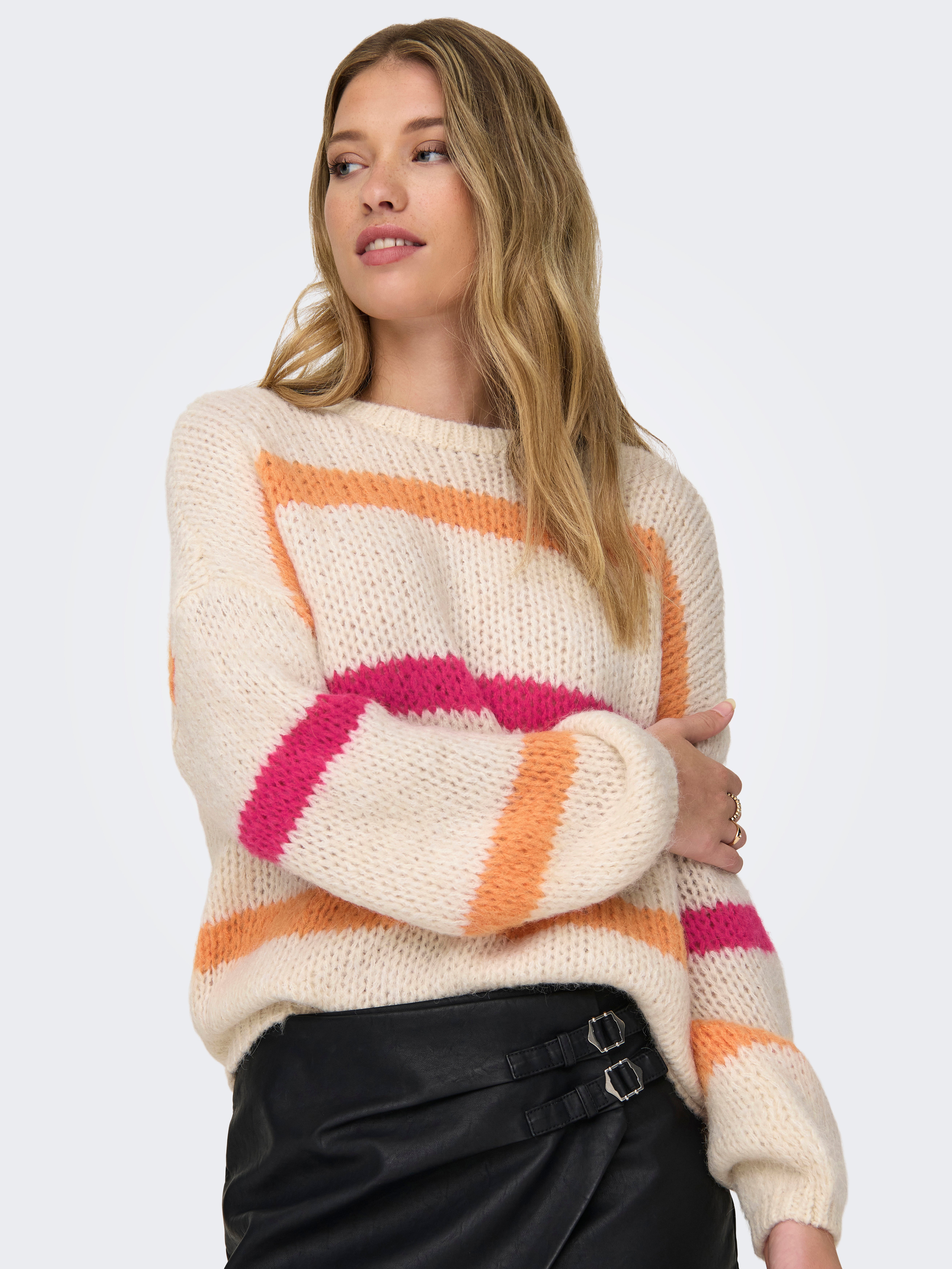 ONLJACKIE Strickpullover Pumice Stone