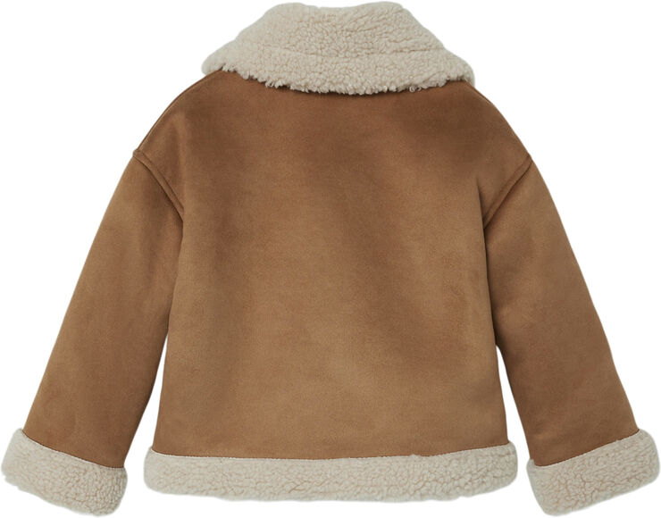 Lil' Atelier NMNNOLO OVERSIZED JACKET LIL Petrified oak