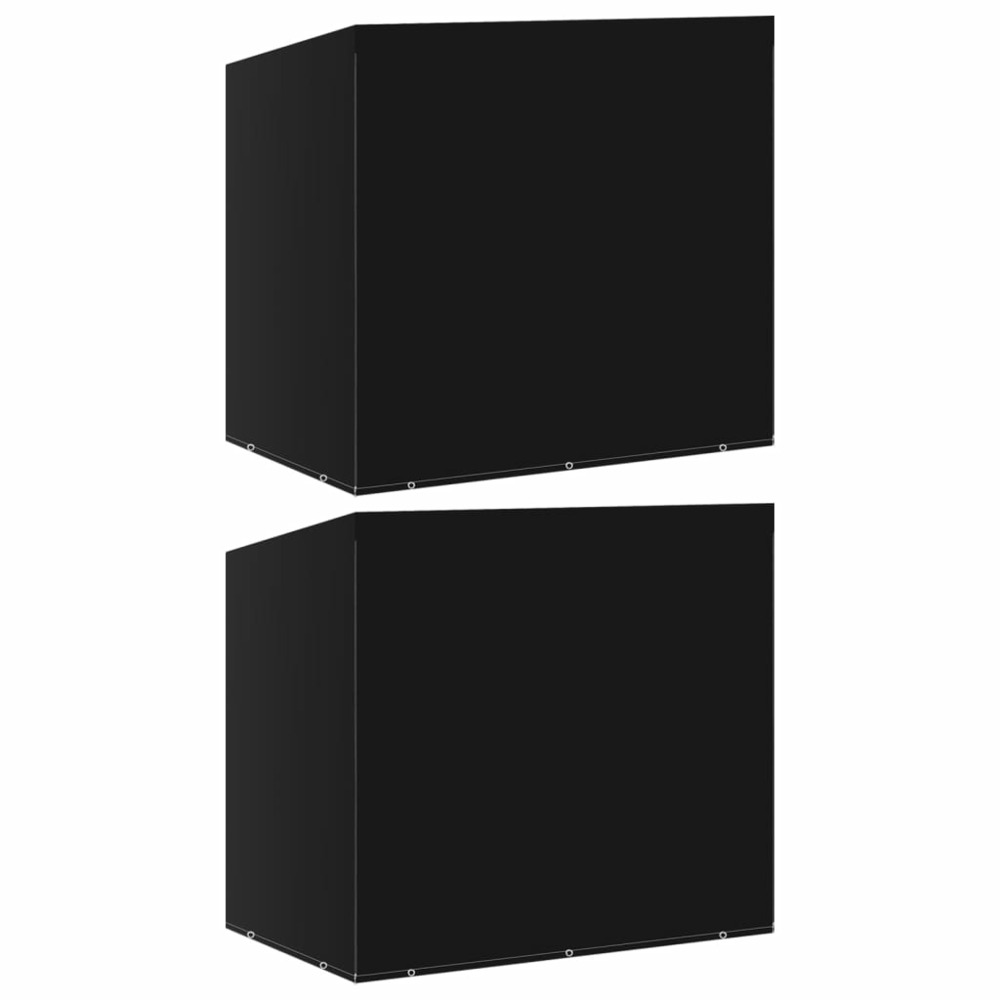 Housse de balancelle 2pcs 10 œillets 2 fermetures 255x145x170cm