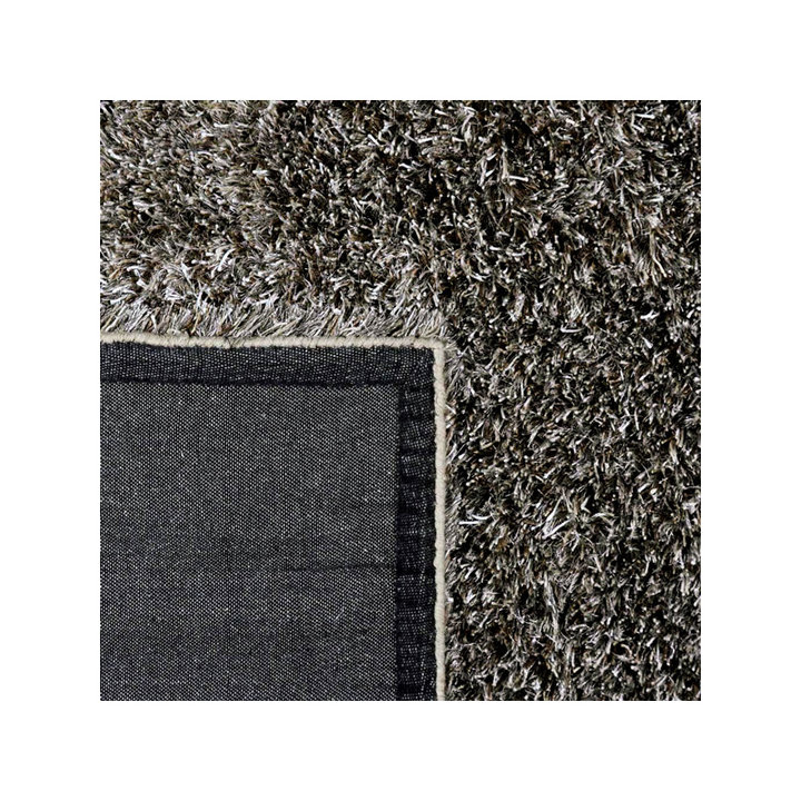 Shaggy vloerkleed - Paulina Beige/Zwart | Onwijs warm