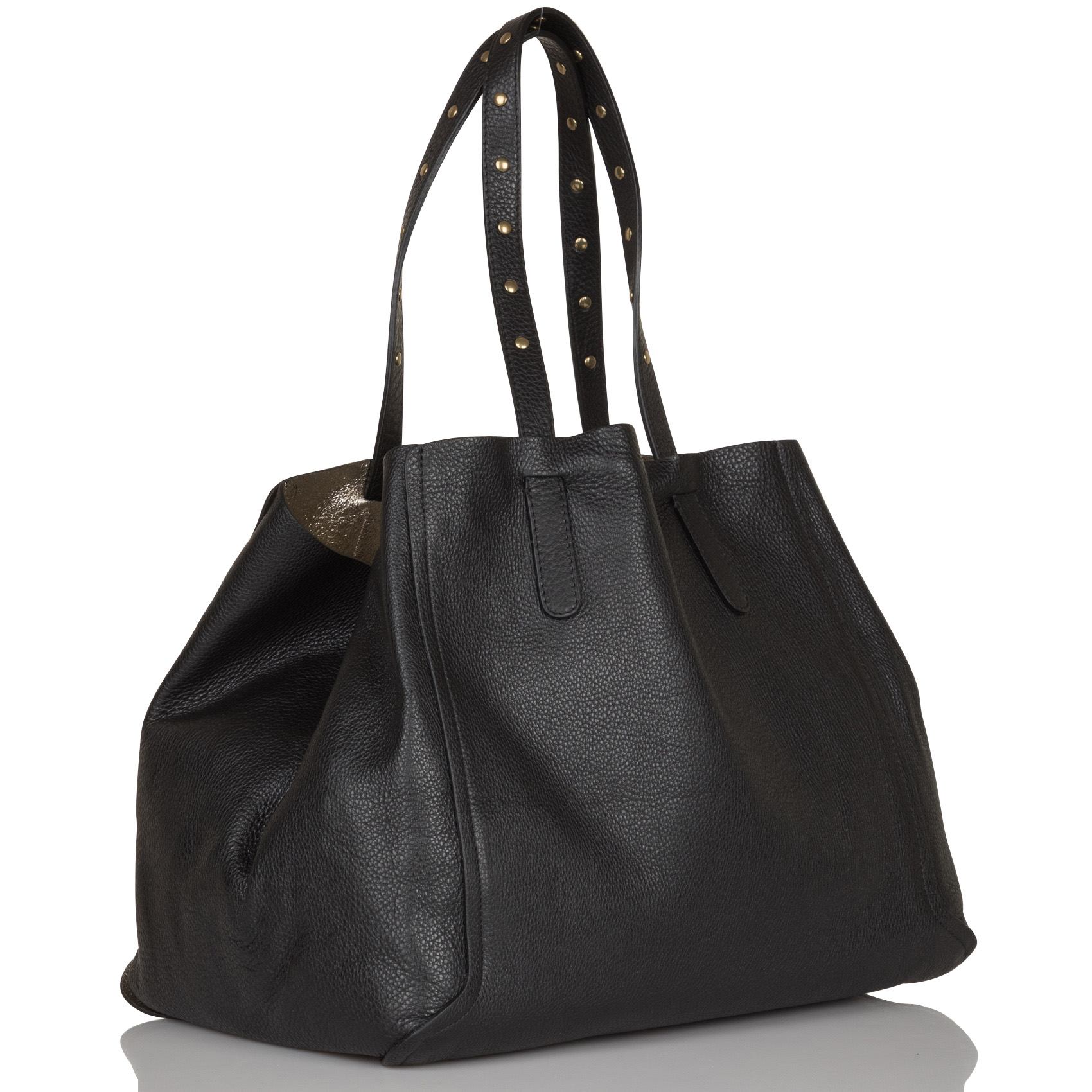 Cabas en cuir | Noir