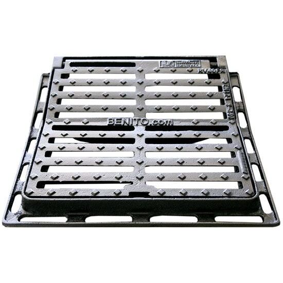 Grille de sol en fonte 460 x 475 mm