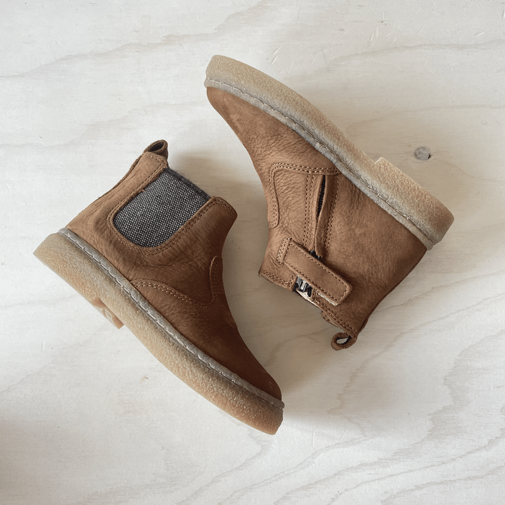 POM D'API - Enkellaarsje Trix Jod Zip Nubuck