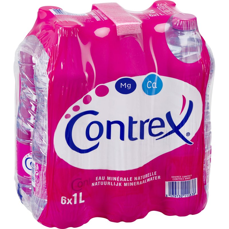 Eau minérale Contrex 1 L - 6 bouteilles